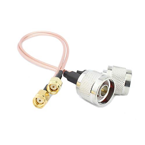 CoFlex630 Adapter RP SMA-Male auf N-Male 2x 0,25m (RG316U) - Halo&Son Austria