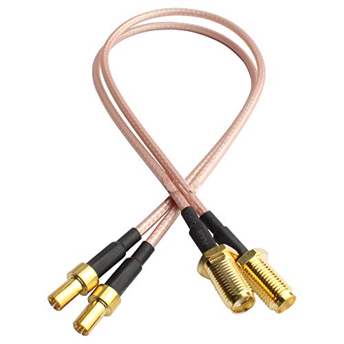 CoFlex630 Adapter TS9-Male auf SMA-Female 2x 0,25m (RG316U) - Halo&Son Austria